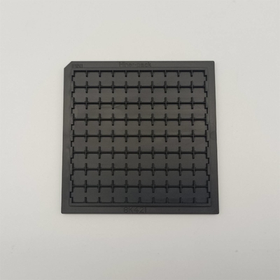 شراء أسود PC Waffle Pack Chip Tray التنظيف العام والموجات فوق الصوتية online manufacture