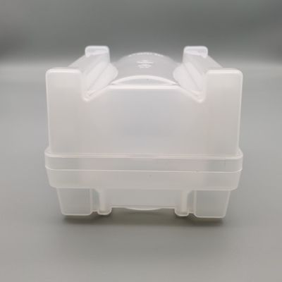 شراء غرف الأبحاث من فئة PP صندوق شحن بسكويت الويفر 4 بوصة 100 مم كاسيتات ويفر شفافة online manufacture